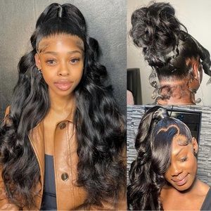 20 Inch 360 HD Lace Front Wig Human Hair 180 Density Brazilian Virgin Pr…